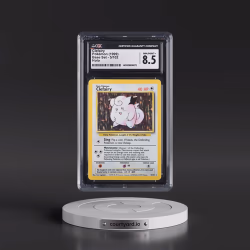 1999 Base Set #5/102 Clefairy - Holo (CGC 8.5 NM-MT+)