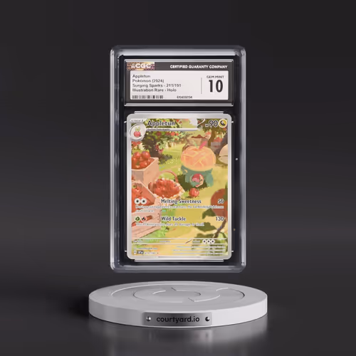 2024 Surging Sparks - SSP EN #211/191 Appletun - Illustration Rare Holo (CGC 10 GEM MINT)