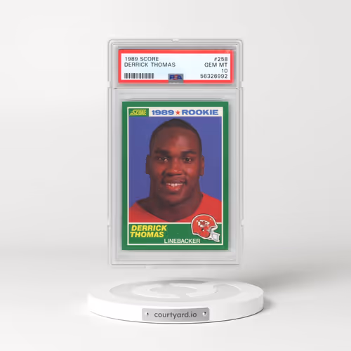 1989 Score #258 Derrick Thomas (PSA 10 GEM MINT)