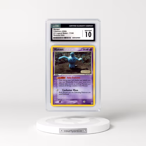 2006 EX Legend Maker #71 Wynaut - Holo (CGC 10 GEM MINT)
