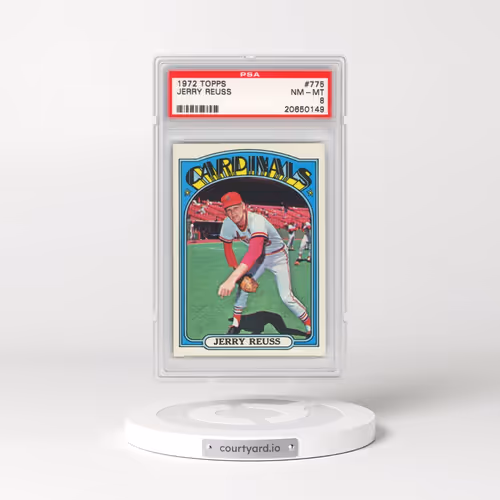 1972 Topps #775 Jerry Reuss (PSA 8 NM-MT)