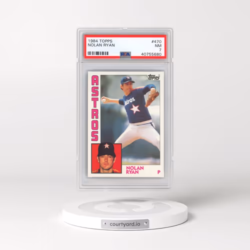 1984 Topps #470 Nolan Ryan (PSA 7 NM)