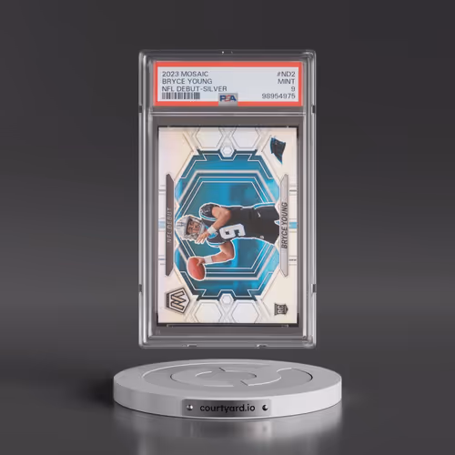 2023 Panini Mosaic NFL Debut #ND2 Bryce Young - Silver (PSA 9 MINT)
