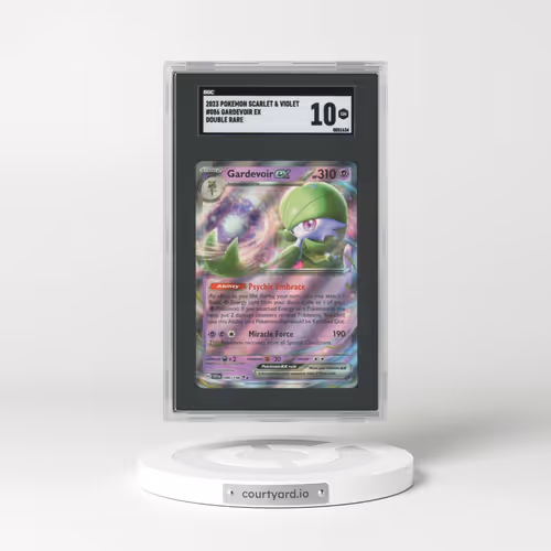 2023 Pokémon Scarlet & Violet #086 Gardevoir Ex - Double Rare (SGC 10 GEM MINT)
