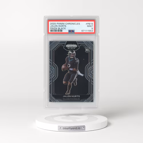 2020 Panini Chronilces #19 Jalen Hurts - Prizm Black (PSA 9 MINT)
