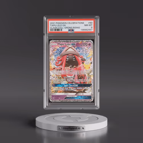 2021 Pokémon Celebrations Classic Collection #60 Tapu Lele GX - Holo (PSA 8 NM-MT)