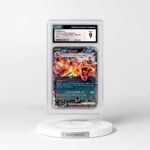 2023 Ruler of the Black Flame #066/108 Charizard ex (CGC 9 MINT)