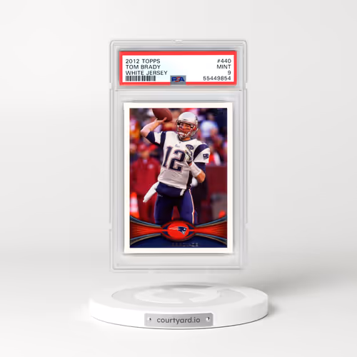 2012 Topps #440 Tom Brady - White Jersey (PSA 9 MINT)