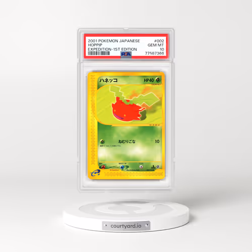 2001 Japanese Pokémon Expedition #002 Hoppip - 1st Edition (PSA 10 GEM MINT)