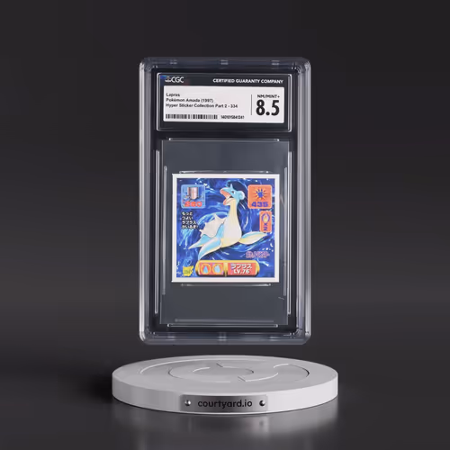 1997 Hyper Sticker Collection Part 2 (1997) #334 Lapras (CGC 8.5 NM-MT+)