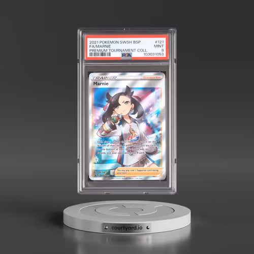 2021 Pokémon Swsh Black Star Promo #121 Marnie - Full Art Marnie Premium Tournament Collection (PSA