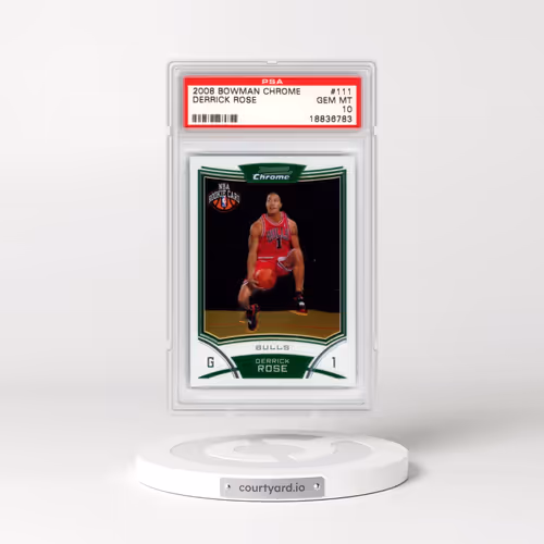 2008 Bowman Chrome #111 Derrick Rose (PSA 10 GEM MINT)