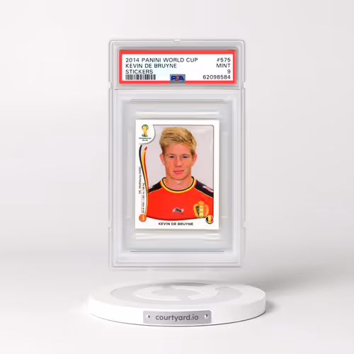 2014 Panini World Cup Stickers #575 Kevin de Bruyne (PSA 9 MINT)
