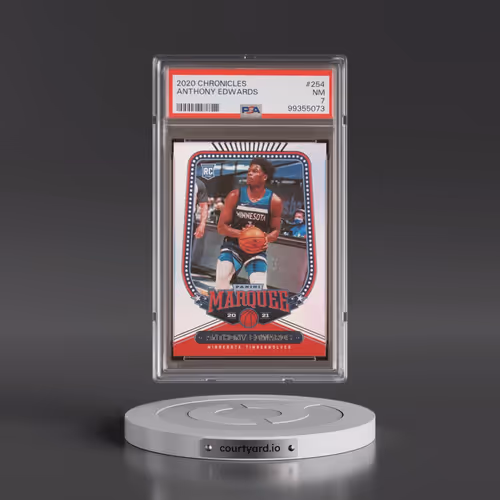 2020 Panini Chronicles #254 Anthony Edwards (PSA 7 NM)