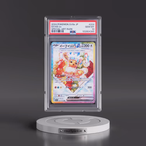 2024 Pokémon Sv8a-Terastal Fest EX #224 Eevee EX - Holo Special Art Rare (PSA 10 GEM MINT)