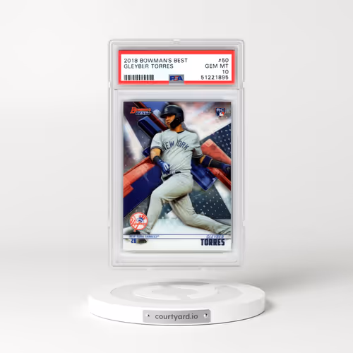 2018 Bowman's Best #50 Gleyber Torres (PSA 10 GEM MINT)