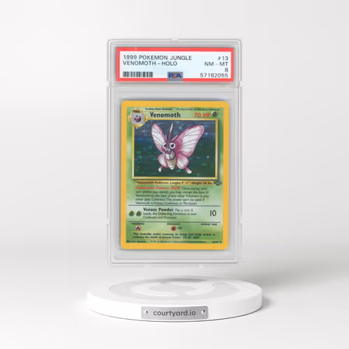 1999 Jungle #13 Venomoth - Holo (PSA 8 NM-MT)