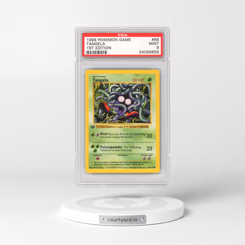 1999 Pokémon Game #66 Tangela - 1st Edition (PSA 9 MINT)