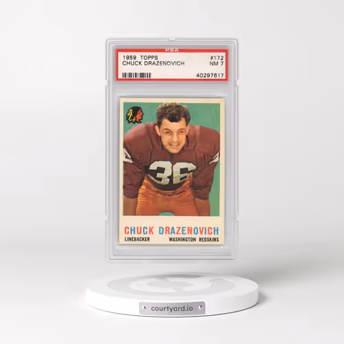 1959 Topps #172 Chuck Drazenovich (PSA 7 NM)