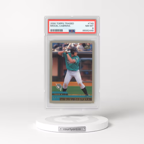 2000 Topps Traded #T40 Miguel Cabrera (PSA 8 NM-MT)