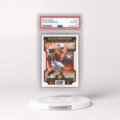 2023 Panini Score #315 Bijan Robinson (PSA 10 GEM MINT)