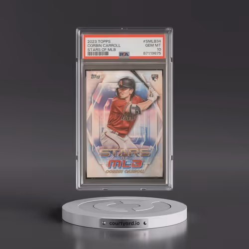 2023 Topps Stars of MLB #SMLB34 Corbin Carroll - Series 2 (PSA 10 GEM MINT)