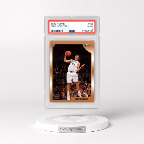 1998 Topps #154 Dirk Nowitzki (PSA 9 MINT)