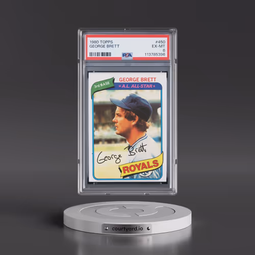 1980 Topps #450 George Brett (PSA 6 EX-MT)