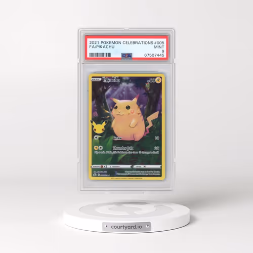 2021 Pokémon Celebrations #005 Pikachu - Full Art (PSA 9 MINT)