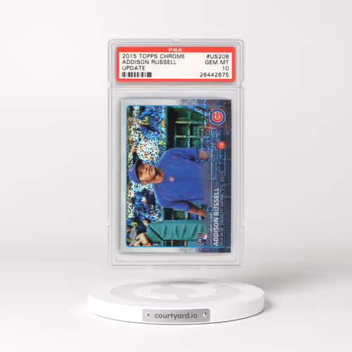 2015 Topps Chrome Update #US208 Addison Russell (PSA 10 GEM MINT)