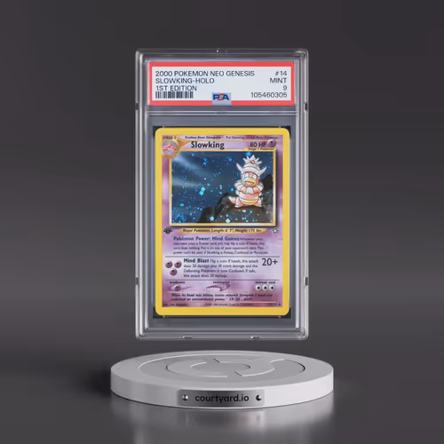 2000 Pokémon Neo Genesis #14 Slowking - 1st Edition Holo (PSA 9 MINT)
