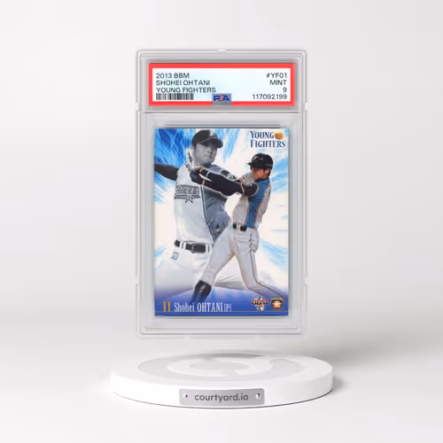 2013 BBM Hokkaido Nippon Ham Young Fighters #YF01 Shohei Ohtani (PSA 9 MINT)