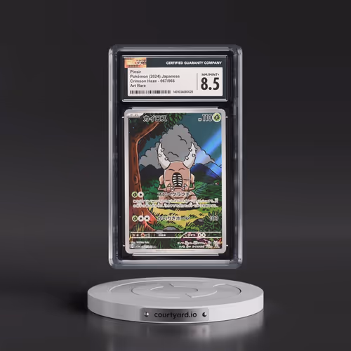 2024 Crimson Haze #067/066 Pinsir - Art Rare Holo (CGC 8.5 NM-MT+)