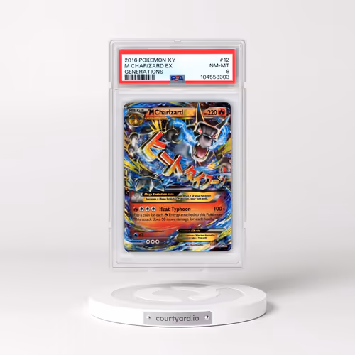 2016 Pokémon XY Generations #12 M Charizard EX - Holo (PSA 8 NM-MT)