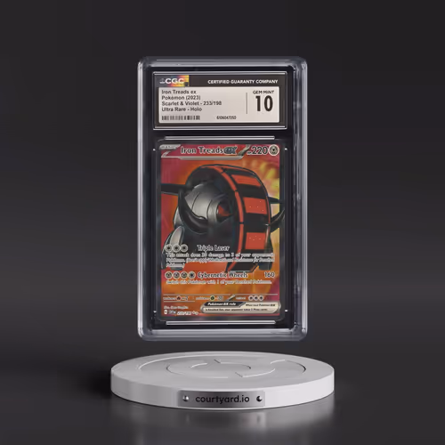 2023 Pokémon Svi EN-Scarlet & Violet #233 Iron Treads EX - Holo Ultra Rare (CGC 10 GEM MINT)