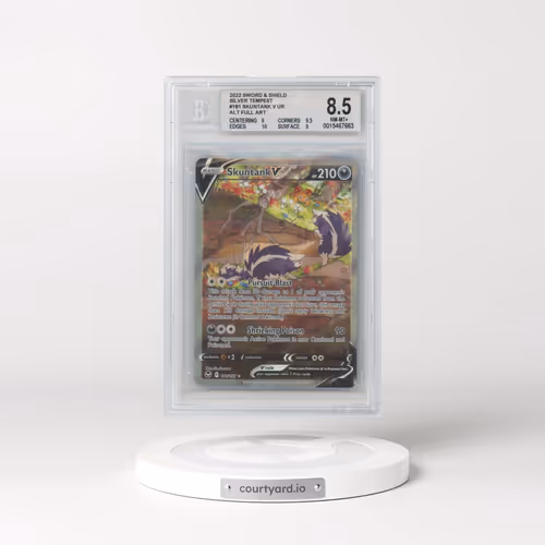2022 Silver Tempest #181 Skuntank V - Ultra Rare Holo (BGS 8.5 NM-MT+)