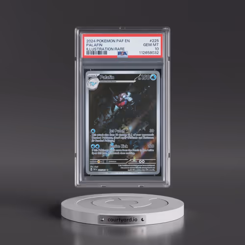 2024 Pokémon Paf EN-Paldean Fates #225 Palafin - Illustration Rare (PSA 10 GEM MINT)