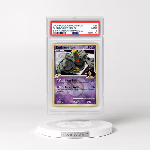 2009 Pokémon Platinum Supreme Victors #26 Dusknoir FB - Holo Crosshatch-2010 Pokemon League (PSA 9 MINT)