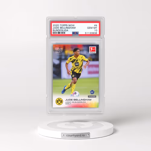2020 Topps Now Bundesliga #4 Jude Bellingham (PSA 10 GEM MINT)