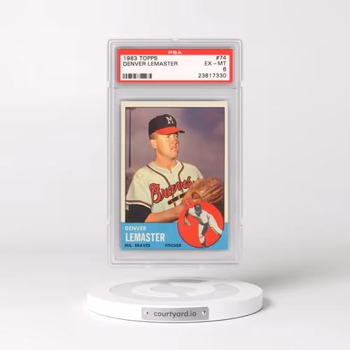1963 Topps #74 Denver Lemaster (PSA 6 EX-MT)