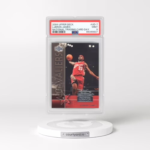 2004 Upper Deck National Trading Card Day #UD-7 LeBron James (PSA 9 MINT)