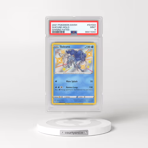 2021 Pokémon Sword & Shield Shining Fates #SV022 Suicune - Holo (PSA 9 MINT)