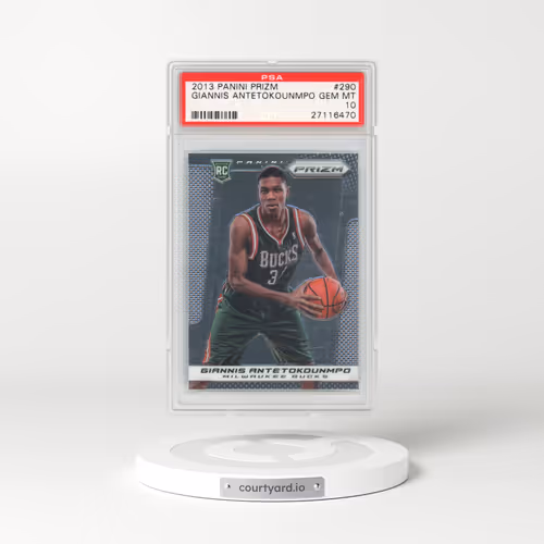 2013 Panini Prizm #290 Giannis Antetokounmpo (PSA 10 GEM MINT)