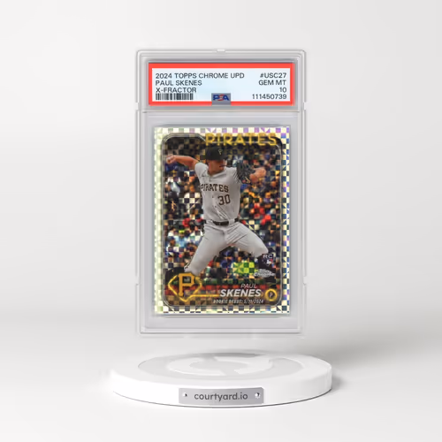2024 Topps Chrome Update #USC27 Paul Skenes - X-Fractor (PSA 10 GEM MINT)