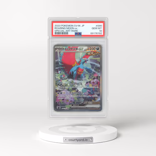 2023 Pokémon Sv4k-Ancient Roar #090 Roaring Moon EX - Holo Special Art Rare (PSA 10 GEM MINT)