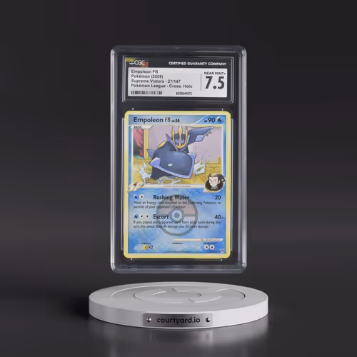2009 Pokémon Platinum Supreme Victors #27 Empoleon FB - Holo Crosshatch-2010 Pokemon League (CGC 7.5