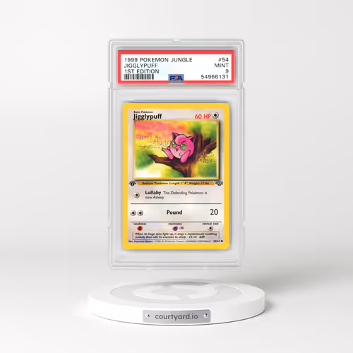 1999 Pokémon Jungle #54 Jigglypuff - 1st Edition (PSA 9 MINT)