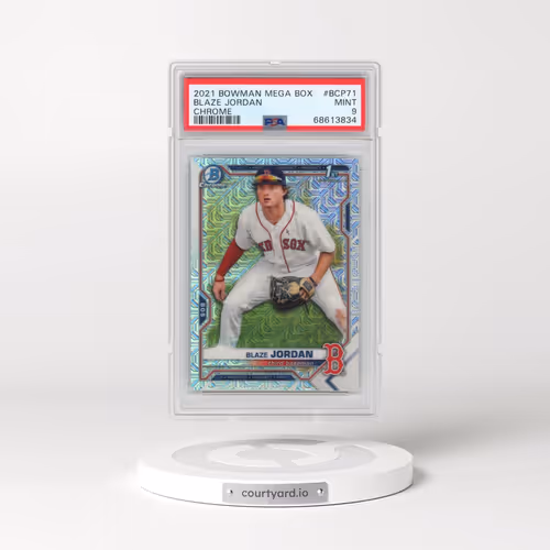 2021 Bowman Mega Box Chrome #BCP71 Blaze Jordan (PSA 9 MINT)