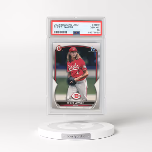 2023 Bowman Draft #BD52 Rhett Lowder (PSA 10 GEM MINT)