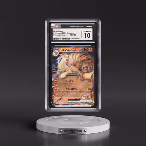 2023 Pokémon Card 151 #038/165 Ninetales ex - Holo (CGC 10 GEM MINT)